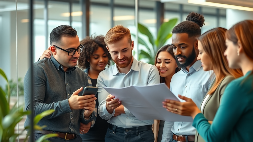 Diverse employees engaging with financial wellness programs as part of voluntary employee benefits trends