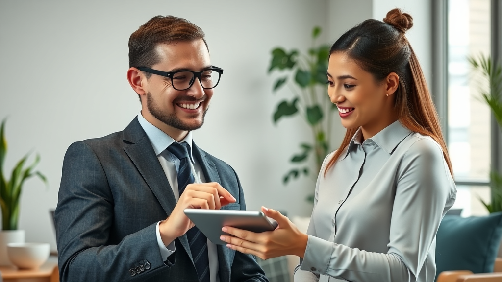 Friendly HR professional consulting employee on customized voluntary benefits aligning with employee benefits trends